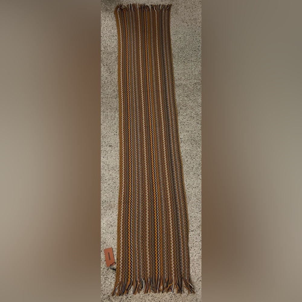 Missoni Multicolor Zigzag Knit Accessory